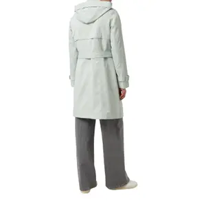 Manteau trench classique en coton coupe ajustée à capuche amovible femme COMMA image-5