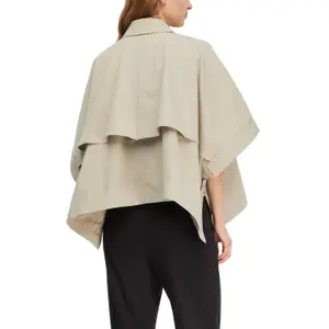 Women's Short Cross-Closing Col Trench Cape COMMA image-5