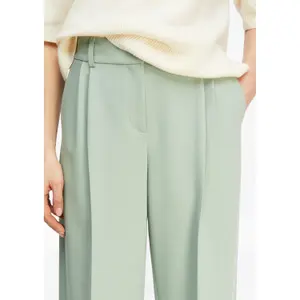 Women's Tailored Trousers with Distinctive Double Belt COMMA image-3
