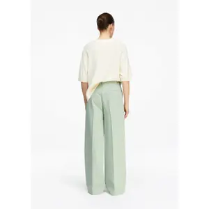 Women's Tailored Trousers with Distinctive Double Belt COMMA image-4