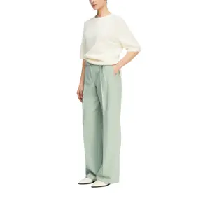 Women's Tailored Trousers with Distinctive Double Belt COMMA image-6