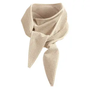Soft Mixed Cotton Knitted Scarf for Women COMMA image-0