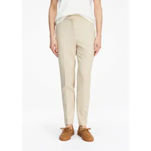 Slim Fit Tailored Trousers Women COMMA image-6