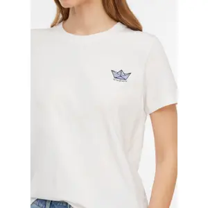 Artistic Style Basic Cut T-Shirt Women COMMA image-3