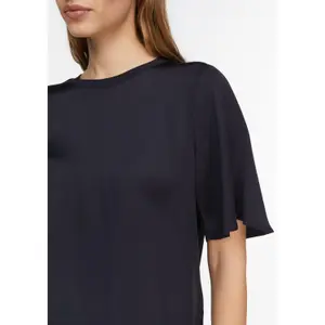 Women's Satin Blend T-Shirt COMMA image-3