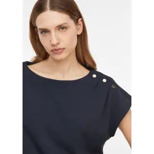 Shoulder Button T-Shirt Women's COMMA image-3