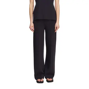 Refined Style Knit Trousers for Women COMMA image-2
