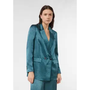 Damen Blazer aus knitterfreiem Satin COMMA image-6