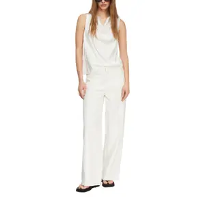 Satin Cowl Neck Pleated Top Women's COMMA image-6