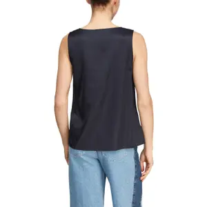Satin Cowl Neck Pleated Top Women's COMMA image-5