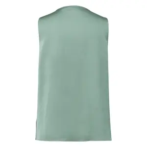 Satin Cowl Neck Pleated Top Women's COMMA image-1