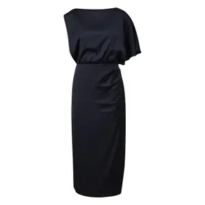 Women's Satin Off-Shoulder Midi Dress COMMA image-0