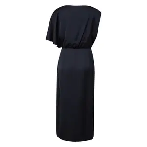 Women's Satin Off-Shoulder Midi Dress COMMA image-1