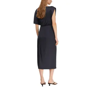 Women's Satin Off-Shoulder Midi Dress COMMA image-5