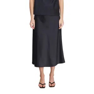 Thick Satin Skirt Women COMMA Midi image-2