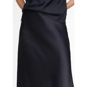 Thick Satin Skirt Women COMMA Midi image-3