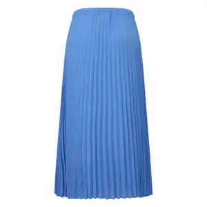 Women's Pleated Chiffon Midi Skirt with Drawstring COMMA image-1