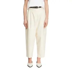 Modern Ankle Length Flattering High-Waisted Trousers for Women COMMA image-2