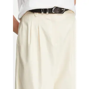 Modern Ankle Length Flattering High-Waisted Trousers for Women COMMA image-3