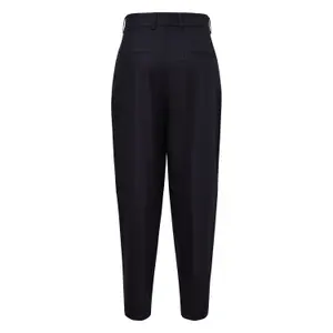 Modern Ankle Length Flattering High-Waisted Trousers for Women COMMA image-1