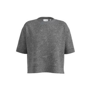 Women's Short Sleeve Marl Knit Crew Neck COMMA image-6