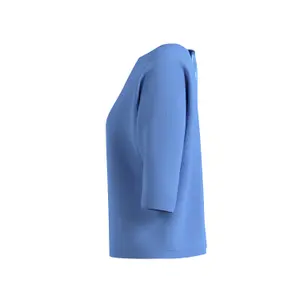 Women's Round Neck Sweater with Decorative Satin Ribbon COMMA image-2