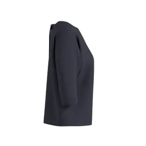 Women's Round Neck Sweater with Decorative Satin Ribbon COMMA image-3