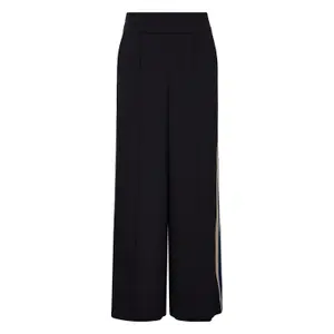 Wide-leg Trousers with Original Side Stripes Women COMMA image-0