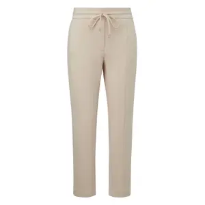 Women's Mid-Rise Scuba Trousers COMMA image-0