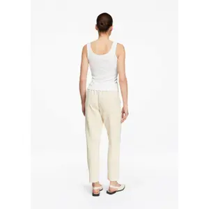 Women's Mid-Rise Scuba Trousers COMMA image-4