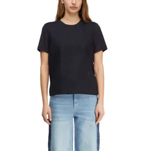 Sequin Insert T-Shirt for Women COMMA image-2
