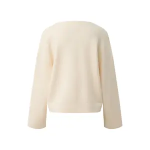 Modern Milanese V-Neck Cardigan with Signature Buttons Women COMMA image-1