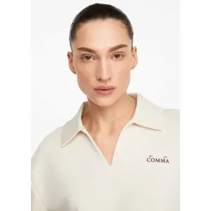 Women's Court Polo COMMA image-3