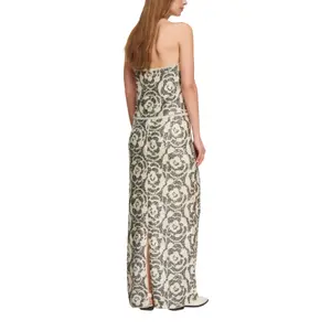Sparkly Sequin Long Skirt with Elastic Waist Women's COMMA image-5