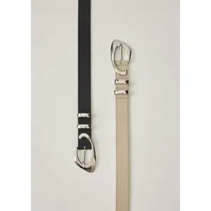 Trendy Leather Belt with Exclusive Design Buckle for Women COMMA image-5