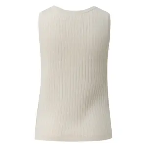 Women's Ribbed Knit Top with Glitter Thread COMMA image-1