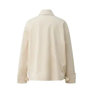 Short Sports Jacket in Stretch Lyocell-Cotton Blend for Women COMMA image-1