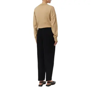 Women's Relaxed Fit Pleated Trousers COMMA image-5