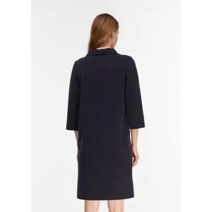 Fluid Polo Dress with Side Pockets Women COMMA image-4