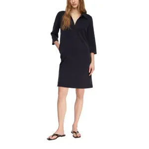 Fluid Polo Dress with Side Pockets Women COMMA image-6
