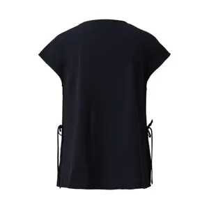 Sleeveless V-neck Blouse with Ties for Women COMMA image-1