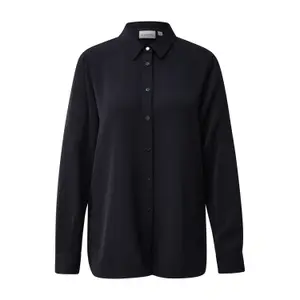 Women's Long Sleeve Blouse with Classic Shirt Collar COMMA image-0