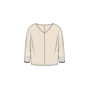 Fine Knit V-Neck Pullover for Women COMMA image-2