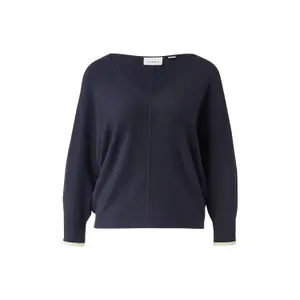 Fine Knit V-Neck Pullover for Women COMMA image-0