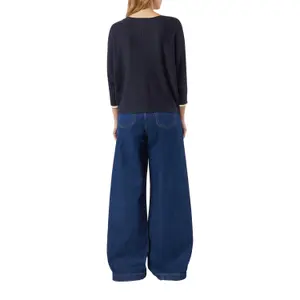 Fine Knit V-Neck Pullover for Women COMMA image-3