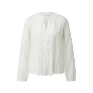 Women's Lyocell Blouse with Lace Patterns COMMA image-0