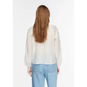 Women's Lyocell Blouse with Lace Patterns COMMA image-4