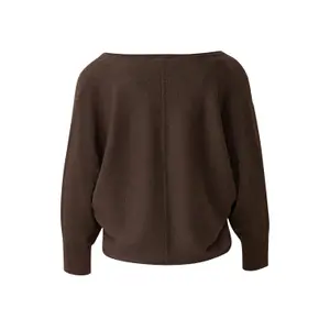 Fine Knit V Neck Pull Casual Style Women COMMA image-1
