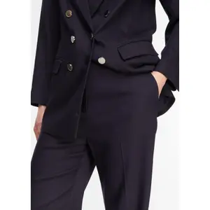 High-Waisted Wide-Leg Trousers for Women COMMA Marlene image-3