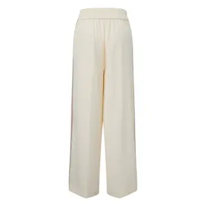 Wide Leg Contrast Stripe Trousers Women COMMA image-1